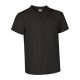 Valento TOP, unisex V-nyakú pamut póló, Black-S