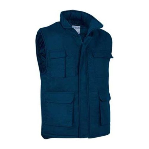 Valento PRINTER, steppelt unisex sok zsebes mellény, Orion Navy Blue-3XL