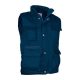 Valento REPORTER, unisex bélelt munkás mellény, 12 zsebbel, Orion Navy Blue-2XL