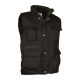 Valento REPORTER, unisex bélelt munkás mellény, 12 zsebbel, Black-2XL