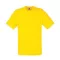 Fruit of the Loom F02 kereknyakú, rövid ujjú póló VALUEWEIGHT T, Yellow - 3XL