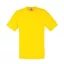 Fruit of the Loom F02 kereknyakú, rövid ujjú póló VALUEWEIGHT T, Yellow - 3XL