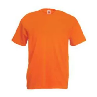   Fruit of the Loom F02 kereknyakú, rövid ujjú póló VALUEWEIGHT T, Orange - L