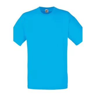   Fruit of the Loom F02 kereknyakú, rövid ujjú póló VALUEWEIGHT T, Azure - XL