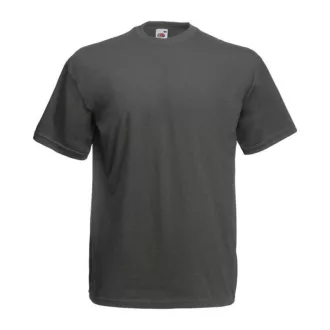   Fruit of the Loom F02 kereknyakú, rövid ujjú póló VALUEWEIGHT T, Light Graphite - M