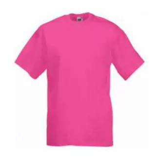   Fruit of the Loom F02 kereknyakú, rövid ujjú póló VALUEWEIGHT T, Fuchsia - 2XL