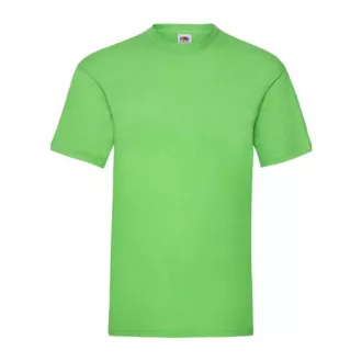   Fruit of the Loom F02 kereknyakú, rövid ujjú póló VALUEWEIGHT T, Lime
