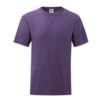   Fruit of the Loom F02 kereknyakú, rövid ujjú póló VALUEWEIGHT T, Heather Purple - L
