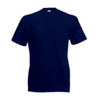   Fruit of the Loom F02 kereknyakú, rövid ujjú póló VALUEWEIGHT T, Deep Navy - M