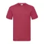 Fruit of the Loom F02 kereknyakú, rövid ujjú póló VALUEWEIGHT T, Vintage Heather Red