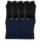 8 db-os csomagban Fruit of the Loom F06 ujjatlan, sportos trikó fekete-sötétkék - 2XL