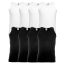 8 db-os csomagban Fruit of the Loom F06 ujjatlan, sportos trikó fekete-fehér - S
