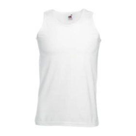   Fruit of the Loom F06 ujjatlan, sportos trikó, ATHLETIC VEST, White - 3XL