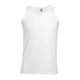 Fruit of the Loom F06 ujjatlan, sportos trikó, ATHLETIC VEST, White - 4XL