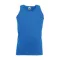 Fruit of the Loom F06 ujjatlan, sportos trikó, ATHLETIC VEST, Royal Blue - M