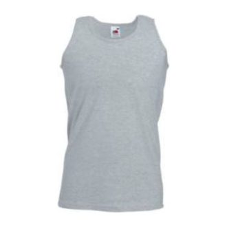   Fruit of the Loom F06 ujjatlan, sportos trikó, ATHLETIC VEST, Heather Grey - L