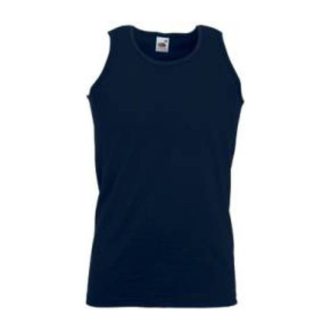   Fruit of the Loom F06 ujjatlan, sportos trikó, ATHLETIC VEST, Deep Navy - L