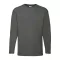 Fruit of the Loom F07 hosszú ujjú póló, VALUEWEIGHT LONG SLEEVE T, Light Graphite - XL