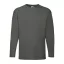 Fruit of the Loom F07 hosszú ujjú póló, VALUEWEIGHT LONG SLEEVE T, Light Graphite - XL