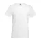 Fruit of the Loom F08 V-nyakú pamut póló, VALUEWEIGHT V-NECK T, White - XL