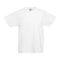 Fruit of the Loom F37 környakas gyerek póló, Kids Valueweight T, White - 5/6