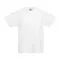 Fruit of the Loom F37 környakas gyerek póló, Kids Valueweight T, White - 14/15