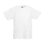 Fruit of the Loom F37 környakas gyerek póló, Kids Valueweight T, White - 14/15