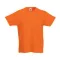 Fruit of the Loom F37 környakas gyerek póló, Kids Valueweight T, Orange - 9/11