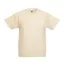 Fruit of the Loom F37 környakas gyerek póló, Kids Valueweight T, Natural - 9/11