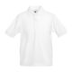 Fruit of the Loom F38 gyerek galléros piké póló, 65/35 KIDS PIQUE POLO, White
