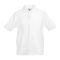 Fruit of the Loom F38 gyerek galléros piké póló, 65/35 KIDS PIQUE POLO, White - 7/8