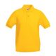 Fruit of the Loom F38 gyerek galléros piké póló, 65/35 KIDS PIQUE POLO, Sunflower - 9/11