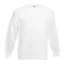 Fruit of the Loom F41 kereknyakú pulóver, SET-IN SWEAT, White