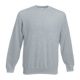 Fruit of the Loom F41 kereknyakú pulóver, SET-IN SWEAT, Heather Grey - 2XL