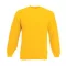 Fruit of the Loom F41 kereknyakú pulóver, SET-IN SWEAT, Sunflower - 2XL