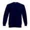 Fruit of the Loom F41 kereknyakú pulóver, SET-IN SWEAT, Deep Navy