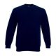 Fruit of the Loom F41 kereknyakú pulóver, SET-IN SWEAT, Deep Navy - XL