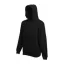 Fruit of the Loom F44 kapucnis pulóver, HOODED SWEAT, Black - L
