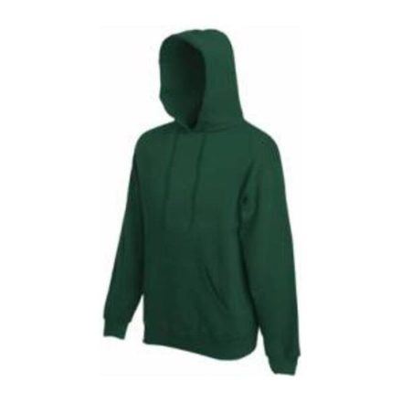 Fruit of the Loom F44 kapucnis pulóver, HOODED SWEAT, Bottle Green