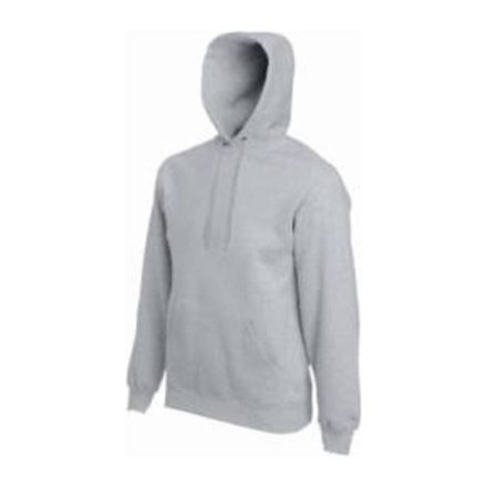 Fruit of the Loom F44 kapucnis pulóver, HOODED SWEAT, Heather Grey - XL