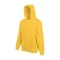 Fruit of the Loom F44 kapucnis pulóver, HOODED SWEAT, Sunflower - L