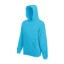 Fruit of the Loom F44 kapucnis pulóver, HOODED SWEAT, Azure - L