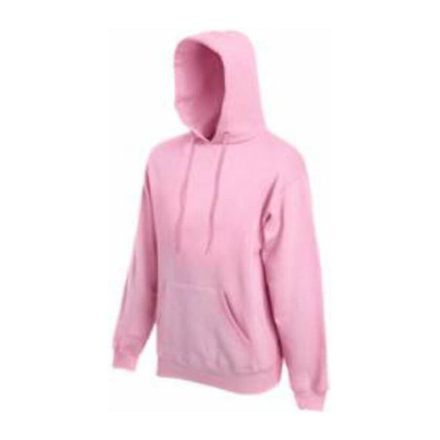 Fruit of the Loom F44 kapucnis pulóver, HOODED SWEAT, Light Pink - XL