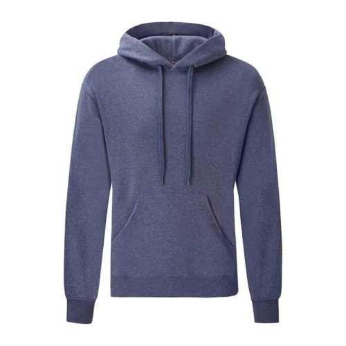 Fruit of the Loom F44 kapucnis pulóver, HOODED SWEAT, Kék