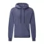 Fruit of the Loom F44 kapucnis pulóver, HOODED SWEAT, Kék - XL