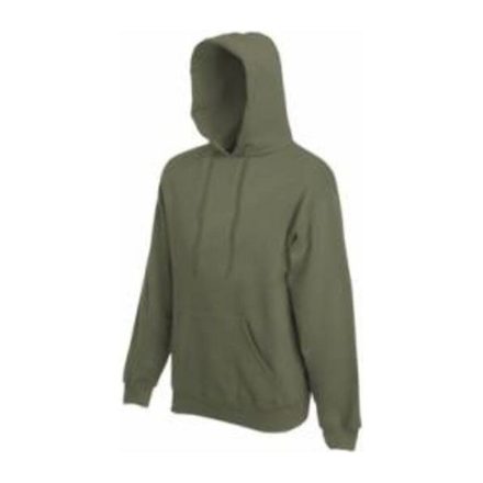 Fruit of the Loom F44 kapucnis pulóver, HOODED SWEAT, Olive - XL
