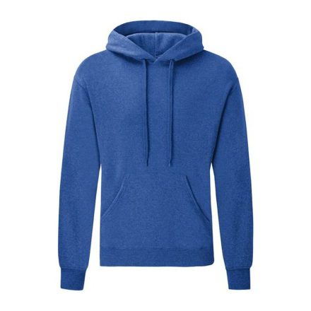 Fruit of the Loom F44 kapucnis pulóver, HOODED SWEAT, Heather Royal - XL