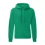 Fruit of the Loom F44 kapucnis pulóver, HOODED SWEAT, Heather Green - M