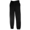 Fruit of the Loom F52 zsebes jogging alsó, ELASTICATED CUFF JOG PANTS, Black - XL