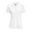 Fruit of the Loom F68 galléros Női póló LADY-FIT 65/35 POLO, White - S